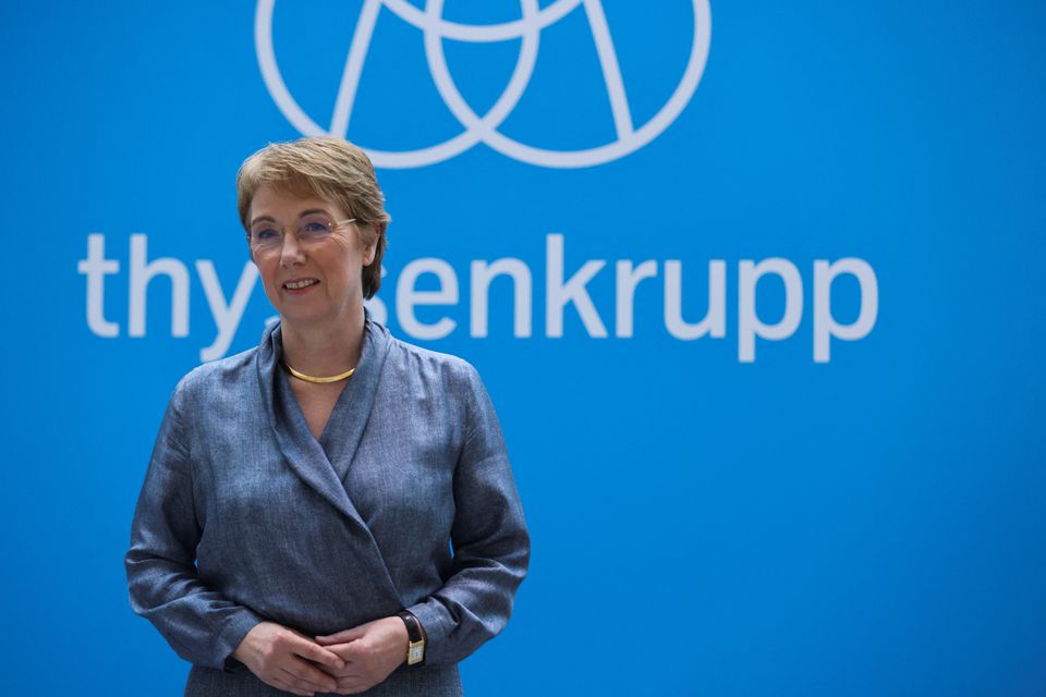 Thyssenkrupp CEO Martina Merz to quit; shares tank