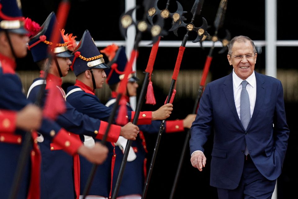 Russia's Lavrov thanks Brazil for efforts to resolve Ukraine war