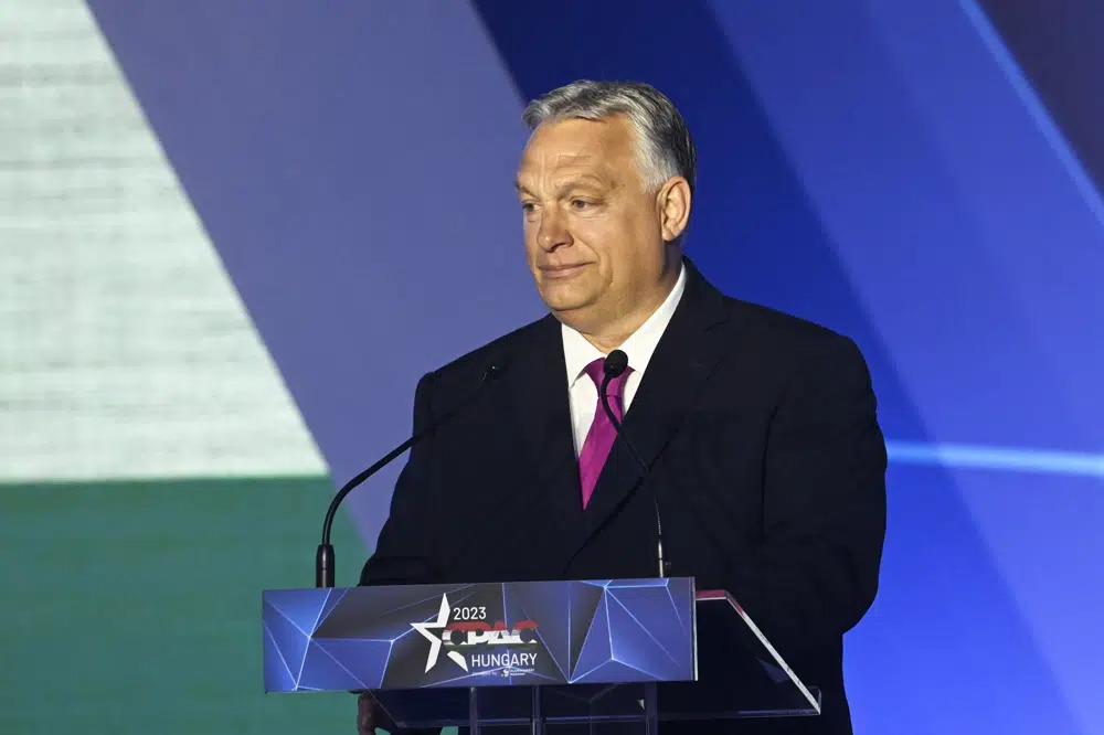 Hungary’s Orban bemoans liberal ‘virus’ at CPAC conference