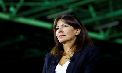 Paris' Mayor Anne Hidalgo attends the 105th session of the Congress of Mayors organised by the "France's Mayors' Association" (AMF), in Paris, France, November 21, 2023. REUTERS/Sarah Meyssonnier/File Photo
