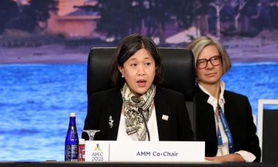 U.S. Trade Representative Ambassador Katherine Tai speaks during an APEC Ministerial Meeting (AMM) Opening Session in San Francisco, California, U.S., November 15, 2023. REUTERS/Brittany Hosea-Small