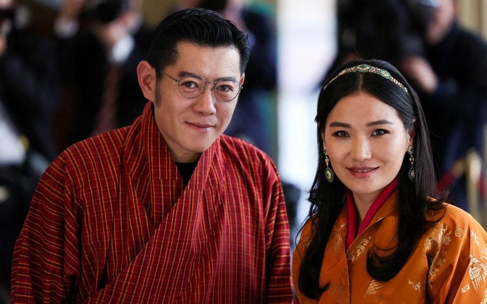 Bhutan's King Jigme Khesar Namgyel Wangchuck and Queen Jetsun Pema attend Britain's King Charles' coronation reception at Buckingham Palace in London, Britain May 5, 2023 REUTERS/Henry Nicholls/File Photo Acquire Licensing Rights