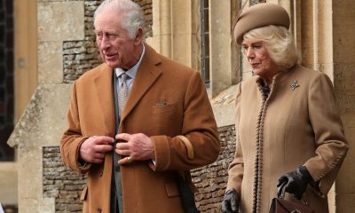 Britain's King Charles and Queen Camilla attend the Royal Family's Christmas Day service at St. Mary Magdalene's church, as the Royals take residence at the Sandringham estate in eastern England, Britain December 25, 2023. REUTERS/Chris Radburn