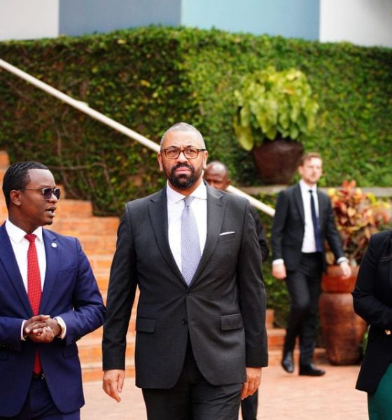 British Home Secretary James Cleverly tours the Kigali Genocide Memorial during his visit to Kigali, Rwanda, to sign a new treaty with Rwanda, December 5, 2023. Ben Birchall/Pool via REUTERS